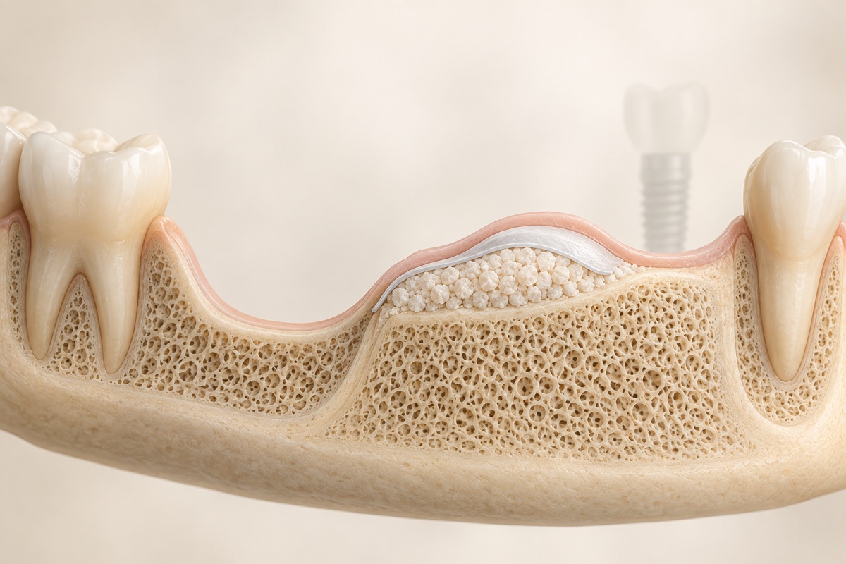 Imagem odontológica sobre enxerto ósseo dentário em porto alegre