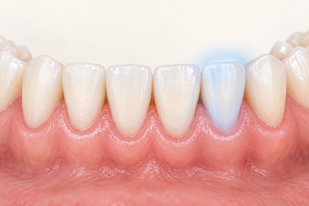 Imagem odontológica sobre depois da limpeza: sensibilidade, espaços e o que é normal