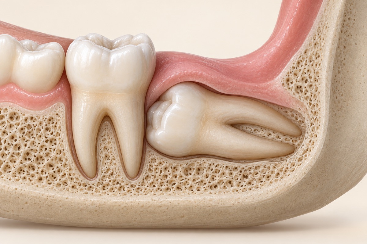 Imagem odontológica sobre siso incluso ou deitado: avaliação e tratamento