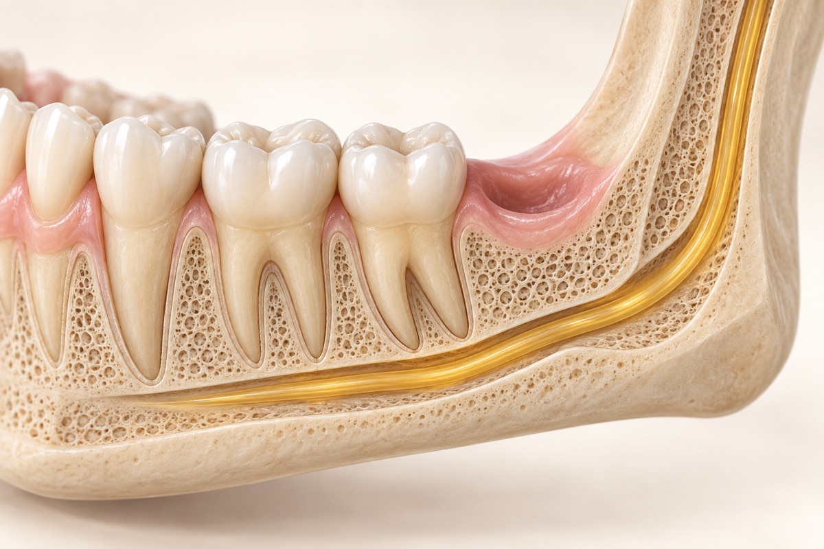Imagem odontológica sobre parestesia após tirar o siso: dormência e acompanhamento