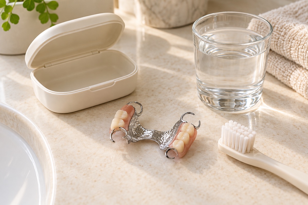 Imagem odontológica sobre prótese móvel ou removível: tipos, apoios e cuidados