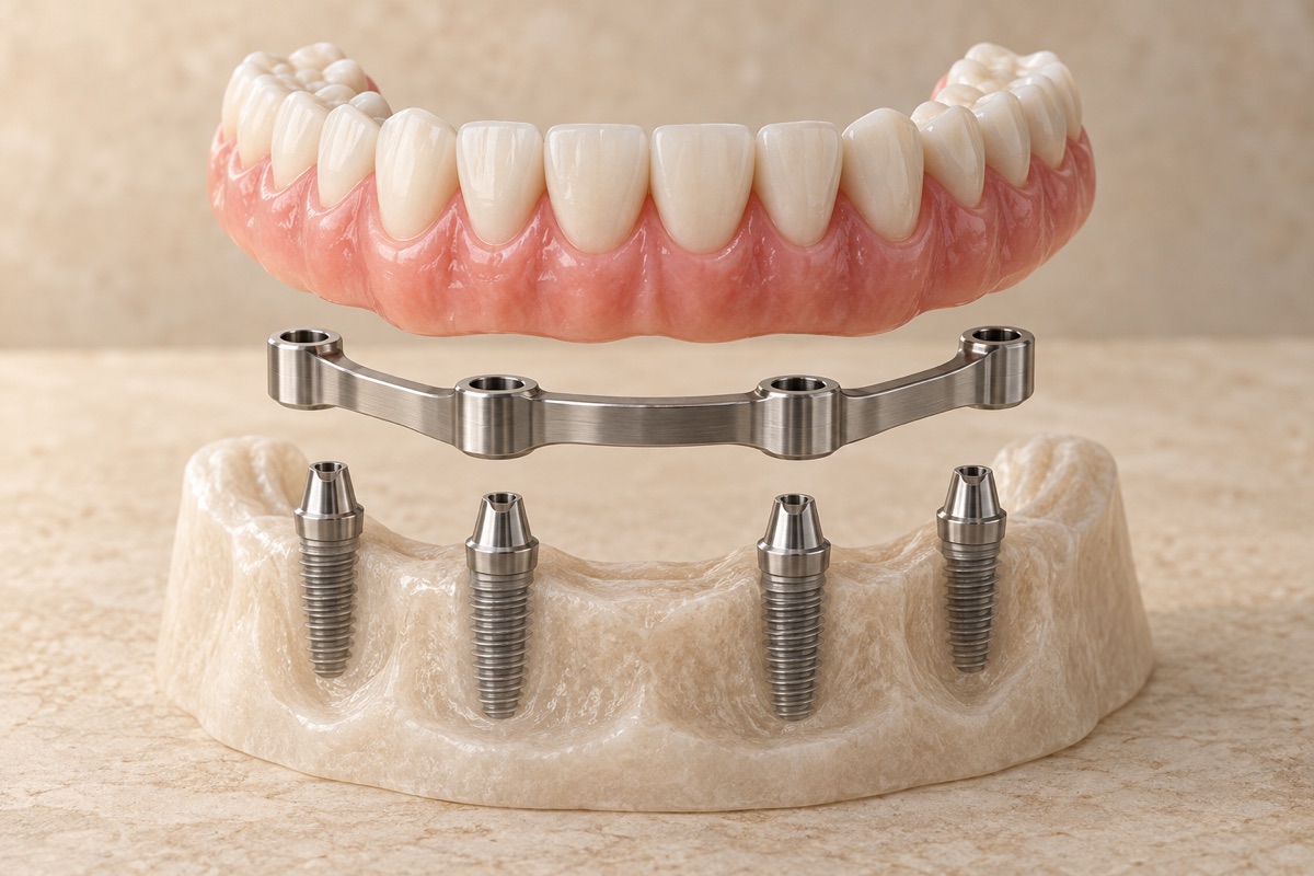 Imagem odontológica sobre protocolo metaloplástico e metaloresina