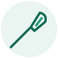 Ícone de cirurgia oral: bisturi cirúrgico, representando procedimentos de cirurgia na boca