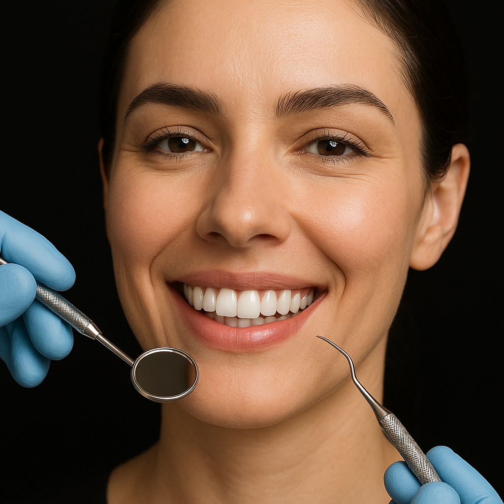 Tratamento de canal em dente molar realizado por dentista em Porto Alegre.