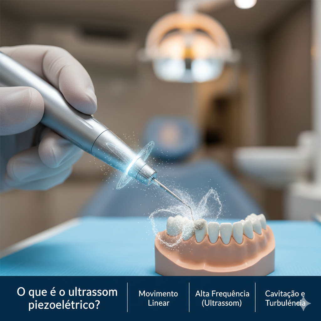 aparelho de ultrassom para limpeza dental