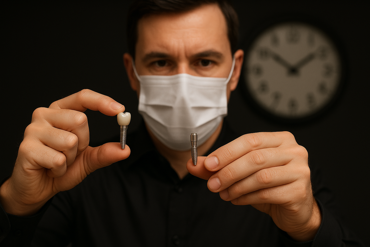 carga imediata em implantes dentários após avaliação clínica